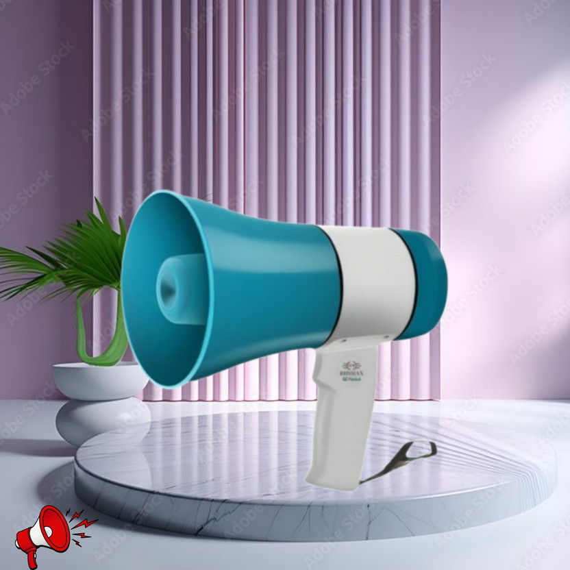 FRONY Handheld Megaphone with Siren, Microphone & Rechargeable for Outdoor EventsB148 Megaphone Portable Megaphone Siren Loudspeaker Function &Long Battery BackupQ148 Outdoor PA System(500 W)