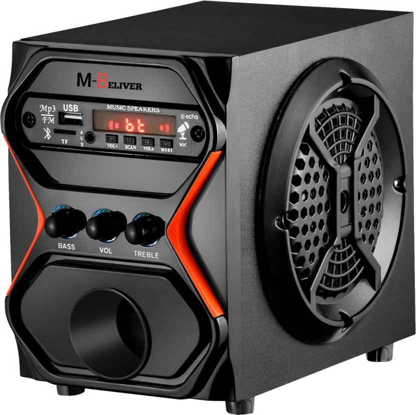 M-BELIVER NANO PLUS 30 W 30 W Bluetooth Home Theatre(Black, Stereo Channel)