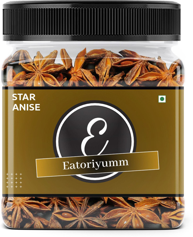 Eatoriyumm Star Anise |Chakri | Badhiyan Phool | Whole Aromatic & Natural ( 50 g)(50 g)