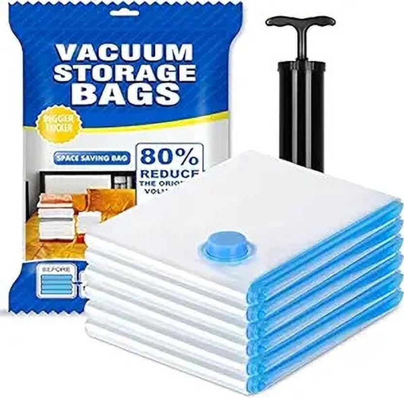 niava Reusable Vacuum Storage Bags Hanging Storage Vacuum Bags(Pack of 5)