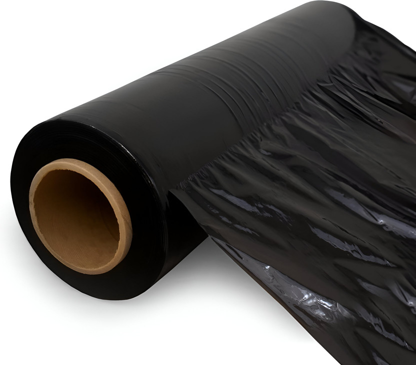 PrimeTrading PrimeTrading 25 cm 328 ft Black Stretch Film 10inch 100meter Packaging Material Pack of 1(0.91 mil) - Flipkart Deal
