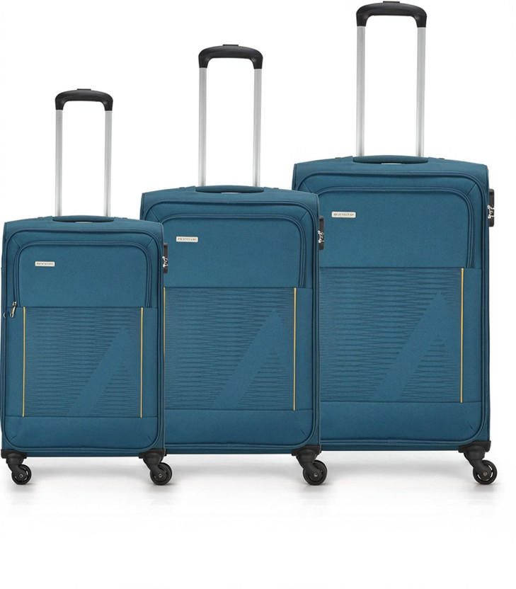 ARISTOCRAT Trolley Bag 3 (Small 58cm | Medium 69cm | Large 78cm) Cabin & Check-in Set 4 Wheels - 31 Inch