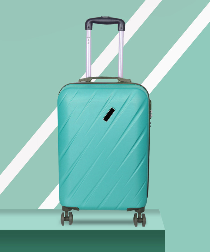 Incline Incline Premium Executive Hard-Case Diagonal Stripe Trolley Luggage for Travel Expandable  Cabin Suitcase 8 Wheels - 20 inch - Flipkart Deal