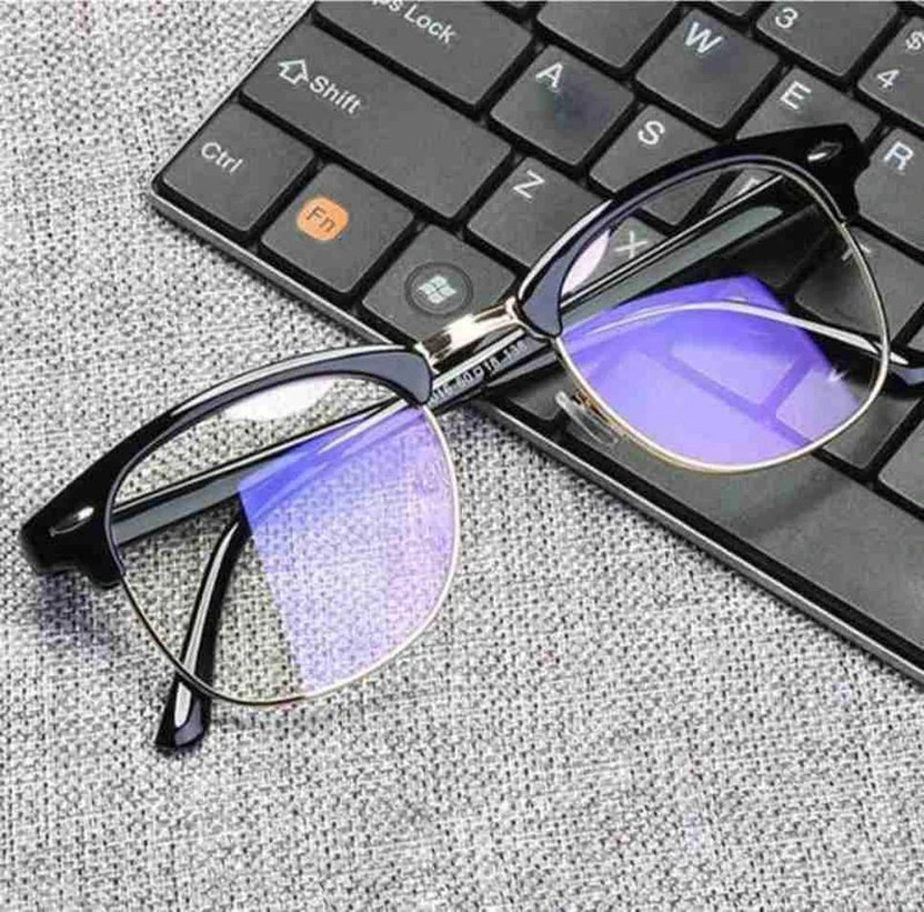 Gala Style Fashion Clubmaster Sunglasses(For Men & Women, Clear)