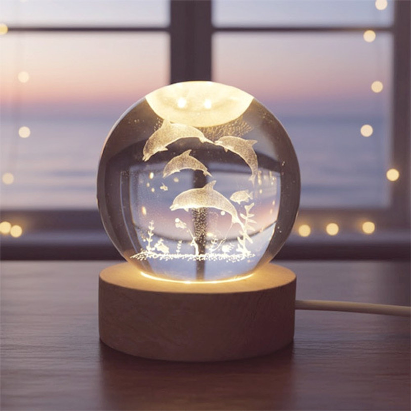 Global Global Reach Dolphin Parivar lamp Night Lamp(8 cm, Yellow) - Flipkart Deal