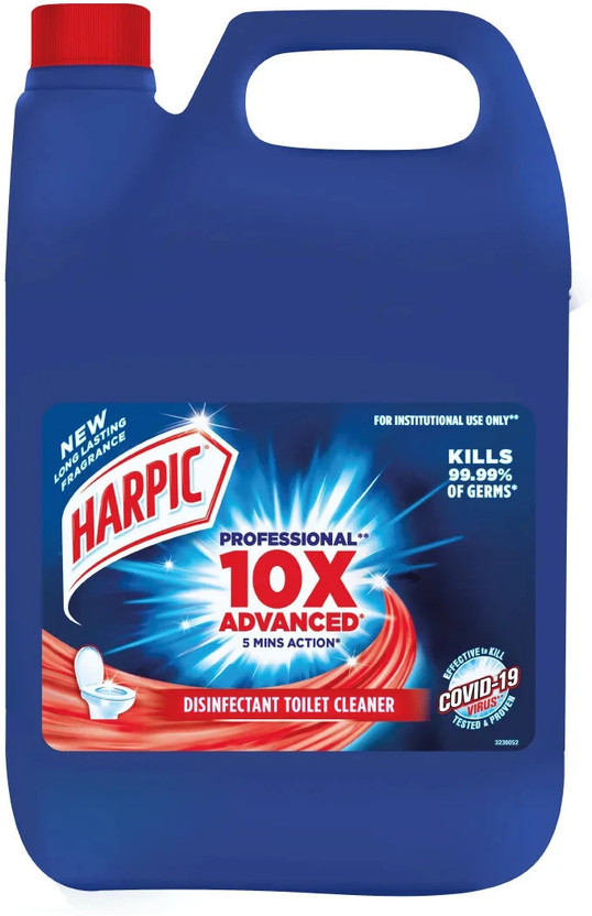 Harpic Disinfectant Original Liquid Toilet Cleaner Ocean Liquid Toilet Cleaner(5 L)