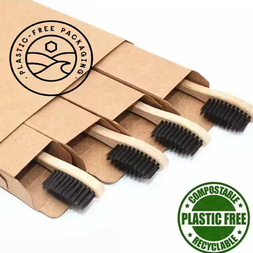 Eco Smile WoodenZen Dental Brush Soft Toothbrush(Pack of 4)