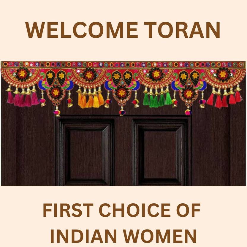 Toran For Main Gate, Home Door, Office, Pooja Room Peacock Design DJ 30