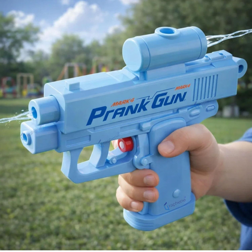 SEVENSPACE Funny Prank Water Gun Toy - 2-in-1 Dual Nozzle Reverse Spray Pichkari for Summer Water Gun(Multicolor)