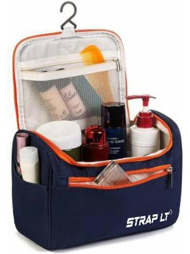 Straplt Straplt MultiPurpose Kit Bag Used For Personal Care Products,Makeup Kit,Grooming Travel Toiletry Kit(Blue) - Flipkart Deal