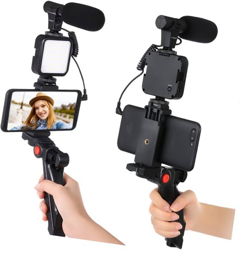 DHAN GRD jm801 Mobile Vlogging Kit with Microphone Tripod Stand and 36