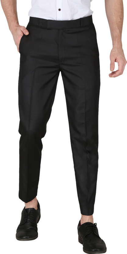 KANU FASHION WORLD Regular Fit Men Black Trousers