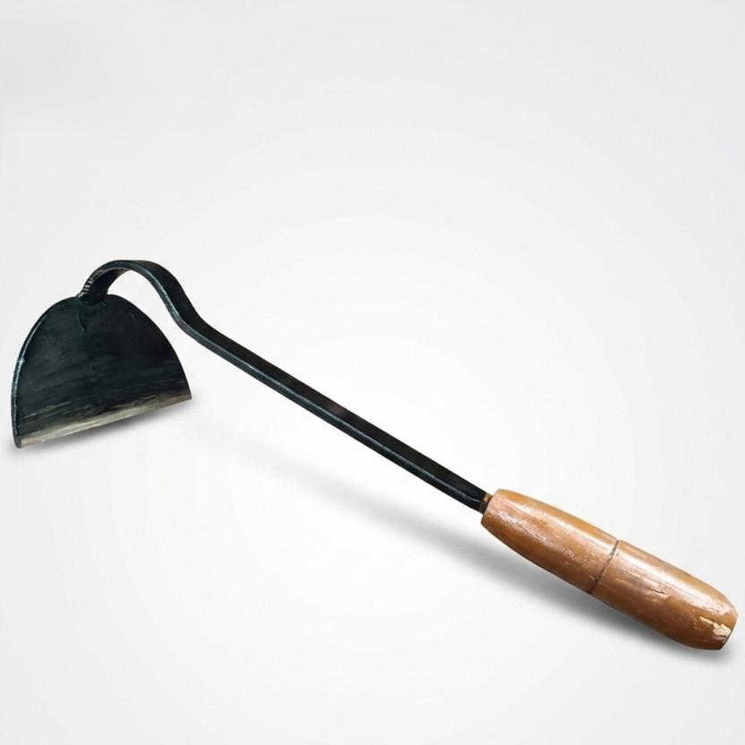 KS Retail Hub Iron Hand Hoe with Wooden Handle 1 40 cm Garden Trowel