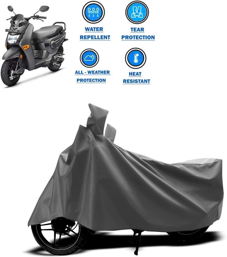 GOSHIV-car GOSHIV-car and bike accessories Two Wheeler Cover for Honda(Cliq, Grey) - Flipkart Deal