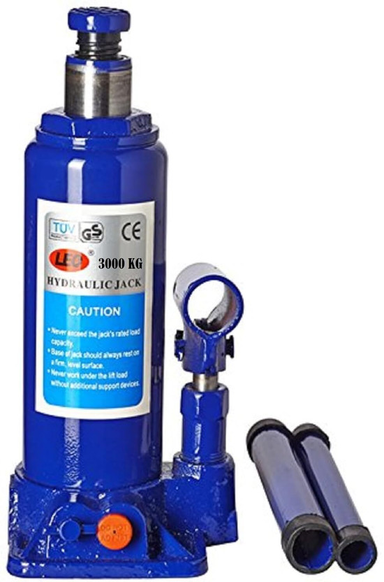 Kanha 3 Ton Hydraulic Bottle Jack Compatible For All Car Vehicle Jack(3000 kg)