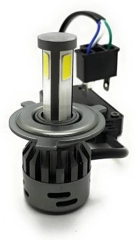 Flipkart SmartBuy smartbuy H4 FITTING AC/DC 12V-80V 30W low beam-50W high beam Headlight Motorbike LED (12 V, 50 W)(Universal For Bike, Pack of 1)