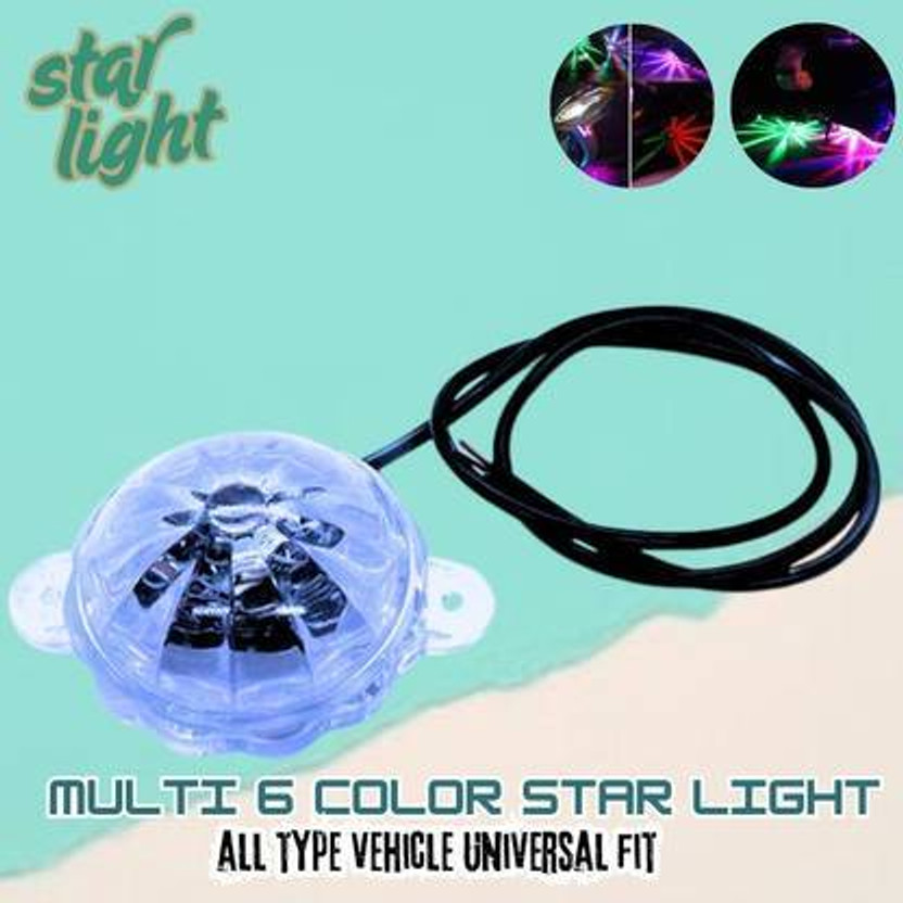 somefly P-1 MOTORCYCLE STAR LIGHT, STAR LIGHT (UNDERBODY BIKES, SCOOTY STAR LIGHT RGB Interior Light Motorbike, Car, Truck, Van LED (12 V, 20 W)(Universal For Bike, Universal For Car, Pack of 1)