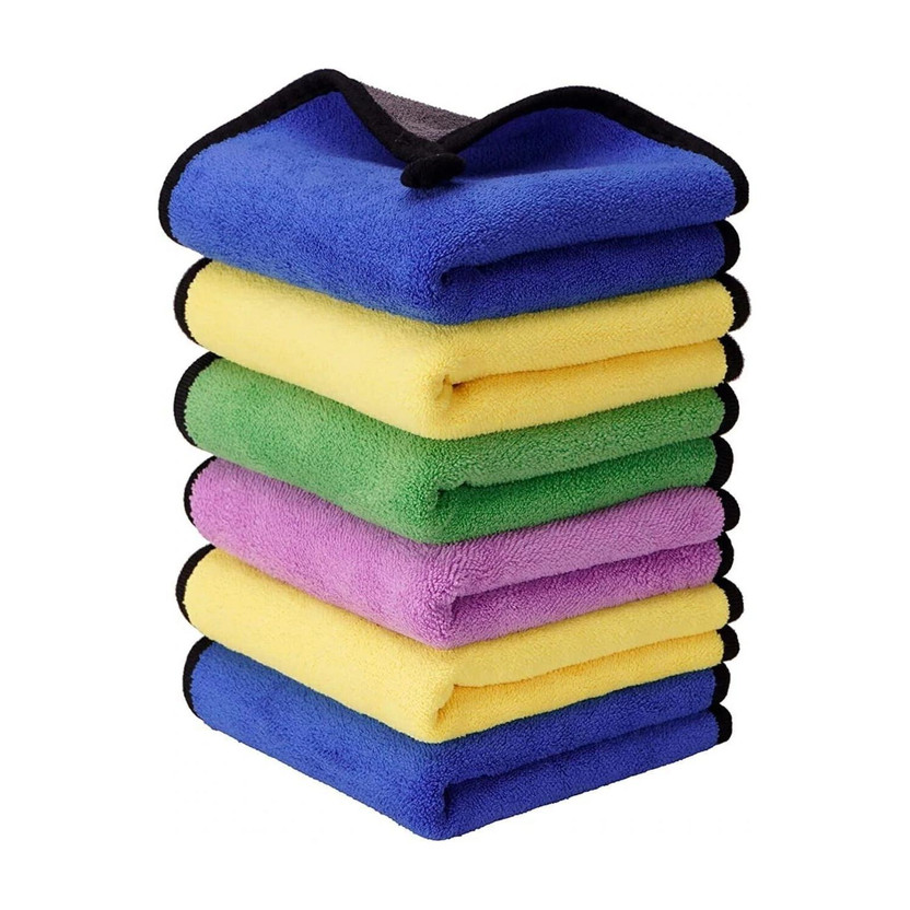 SHIIVAYY Microfiber Vehicle Washing  Cloth(Pack Of 2, 500 GSM)