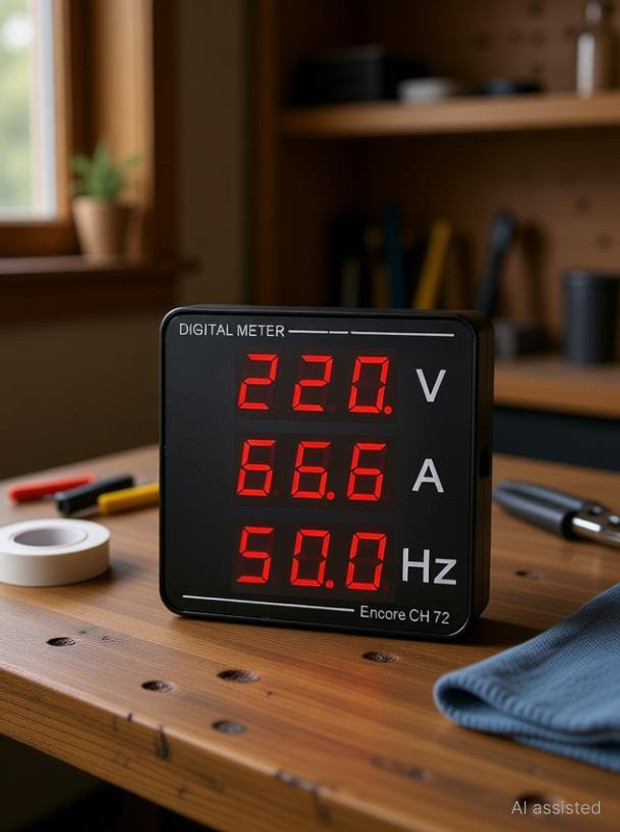 amiciSense 3 in 1 Digital Meter 50~500V Voltage Tester with Frequency and Current Test Digital Voltage Tester