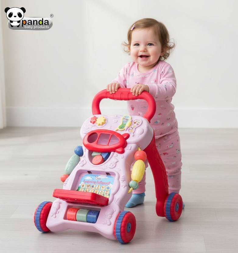 PANDA BABY PRODUCTS Musical Activity Walker(Pink)