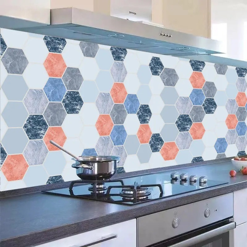 AMBEY DECOR 200 cm x 60 cm Waterproof Decorative Vinyl Wallpaper(Multicolor)