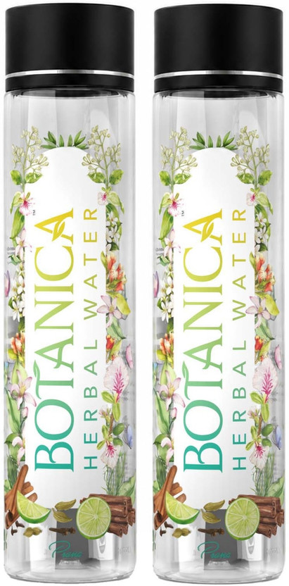 BOTANICA Herbal Water | Natural Vetiver, Cardamom, Cinnamon, Cloves & Lemon Infused Mineral Water(2 x 1 L)