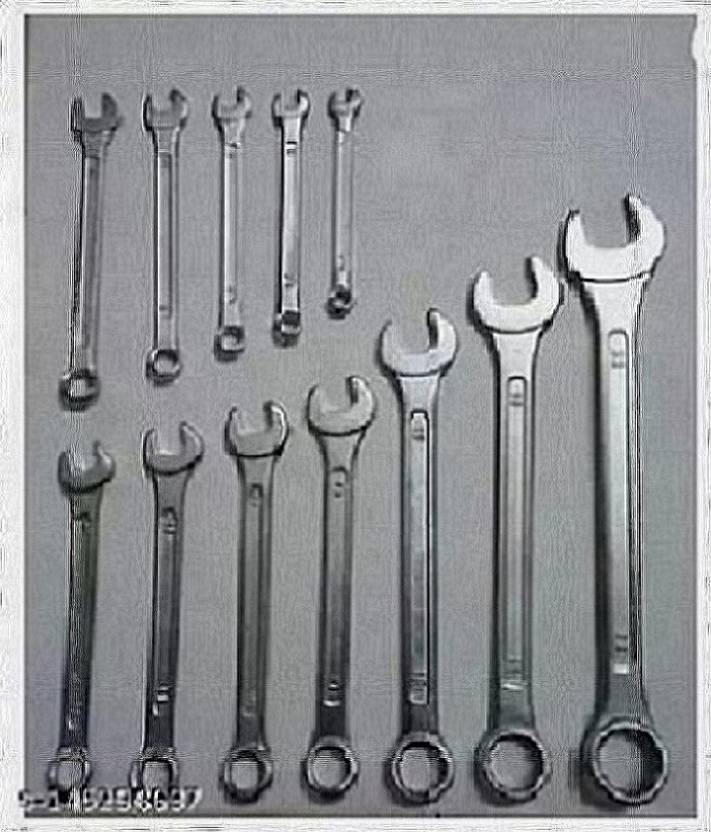 SET OF Long Combination Spanner Double Sided Combination Wrench Price in India Buy SET OF Long