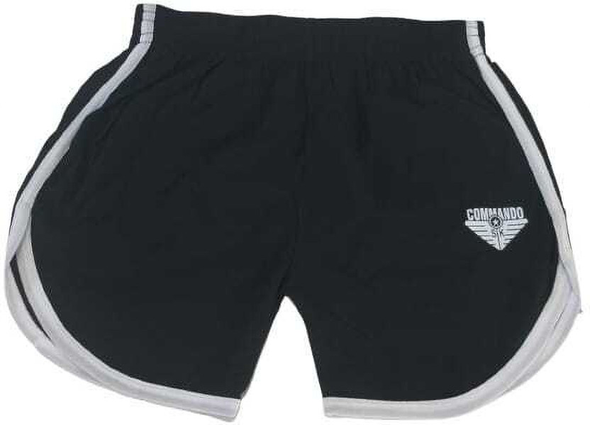 SKUs Striped Men Reversible Black Running Shorts