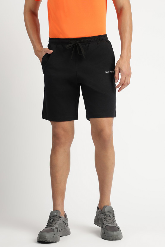 REEBOK REEBOK Solid Men Black Gym Shorts - Flipkart Deal