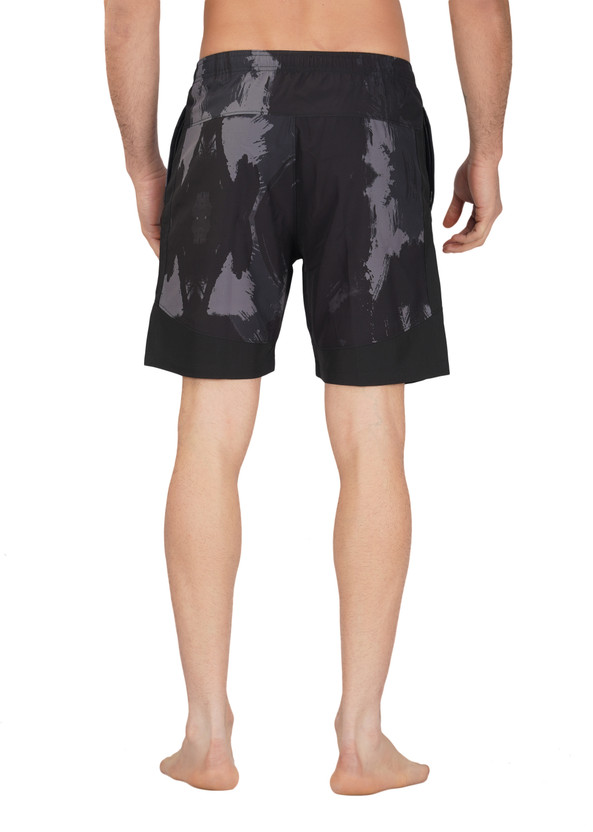 PowerPulse Solid, Printed Men & Women Reversible Black Sports Shorts