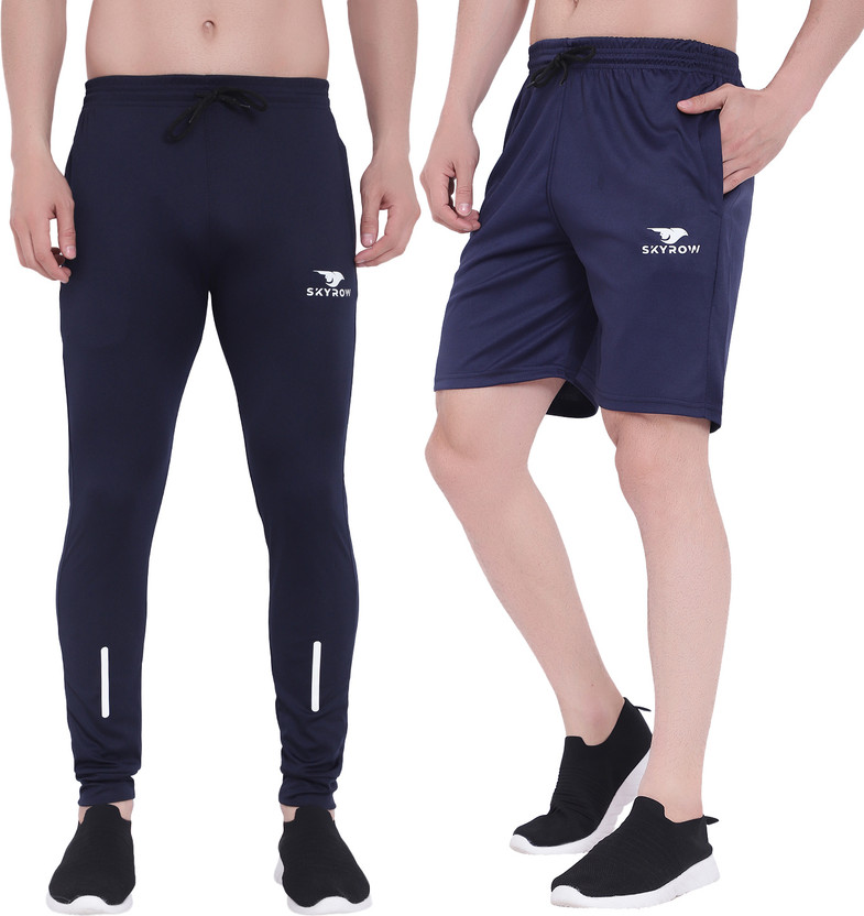 skyrow Solid Men Multicolor Basic Shorts, Night Shorts, Running Shorts, Sports Shorts, Casual Shorts