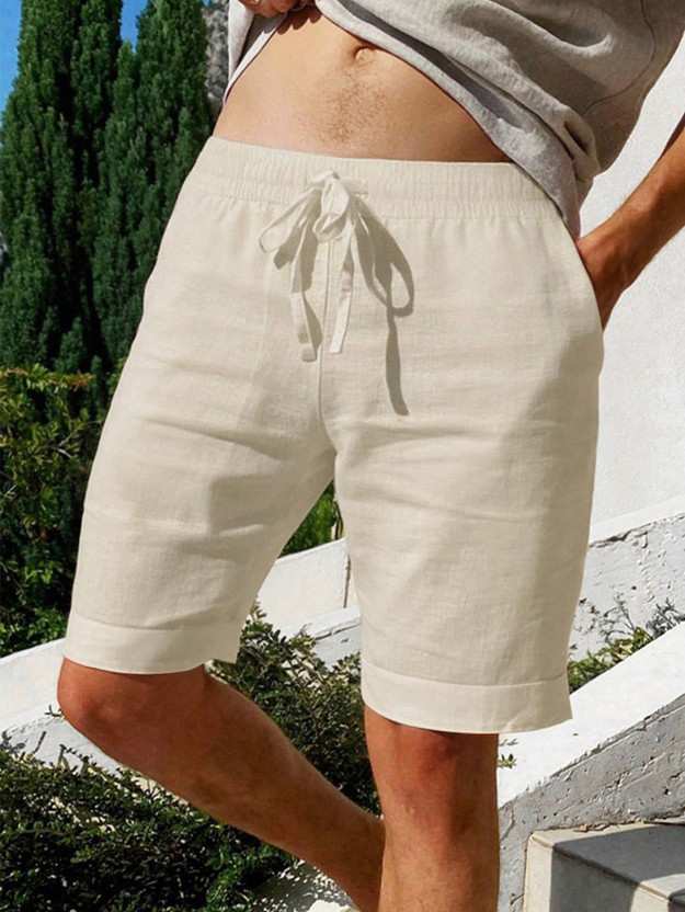GLOBAL GLOBAL NOMAD Solid Men Beige Regular Shorts - Flipkart Deal