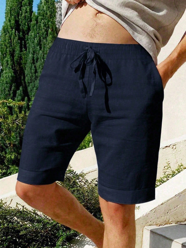 GLOBAL GLOBAL NOMAD Solid Men Dark Blue Regular Shorts - Flipkart Deal