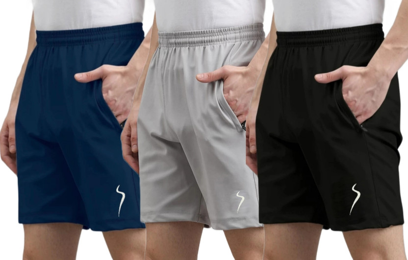 karwa karwa Solid Men Multicolor Sports Shorts - Flipkart Deal