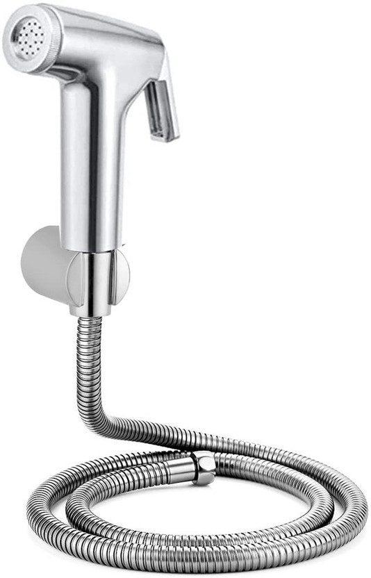 Imaashi Plastic Toilet Hand Shower Jet Spray Health Faucets - Complete Set with Shower Shower Head