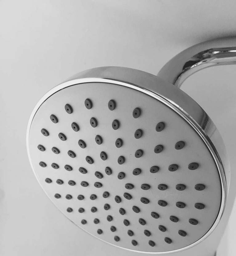 Ibath Genuine ABS 5” Overhead Rain Shower with Brass Ball for 360