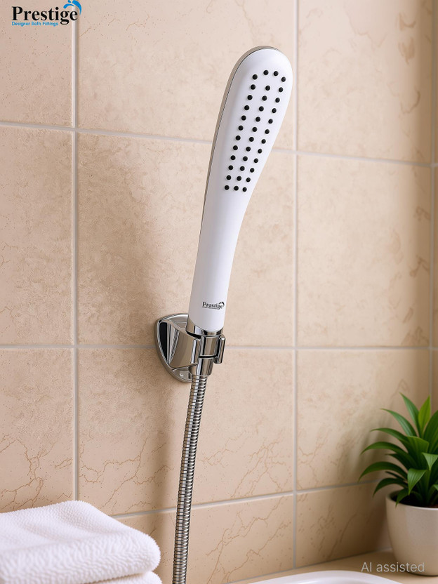 Prestige Fish Hand Rain Spray Hand Shower with 1mtr SS Shower Tube and Wall Hook Shower Head Shower Head