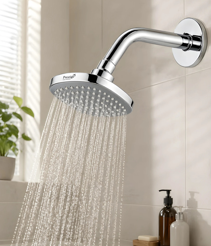 Prestige Abs Bend black Shower GALAXY 4 With Ss Arm Chrome Finished Collection Shower Shower Head