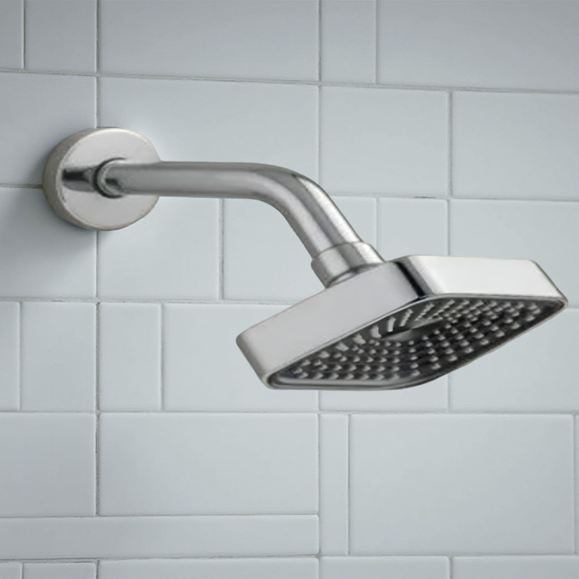 Tapsa Luxury 4"X4" ABS Shower/Shower Head With 12" Round Arm (Set-1) Shower Head