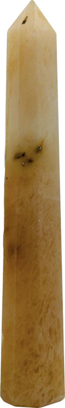 vastu vardan Crystal Rutile Quartz Pencil (Height - 2 to 3 Inch) Crystal Pencil Decorative Showpiece  -  5 cm(Crystal, Yellow)