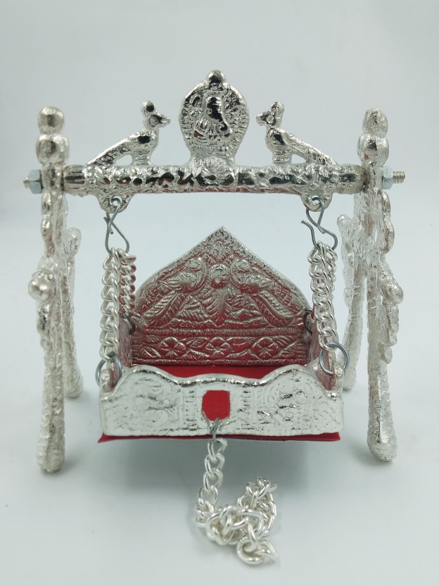 MAA MANSA DEVI Laddu Gopal Metal Solid Jhula Swing For Bal Gopal Murti ...