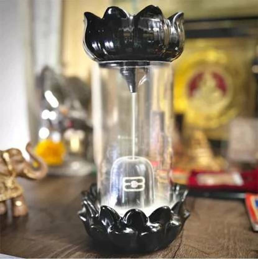 Digital Comm Handicraft Shivling Bholenath Smoke Glass Shivling With 10