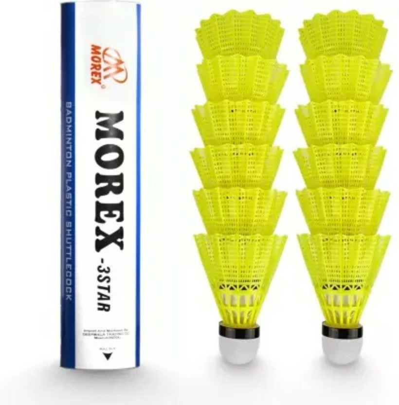 Asher Badminton Shuttlecock Nylon Shuttle - Yellow - Buy Asher ...