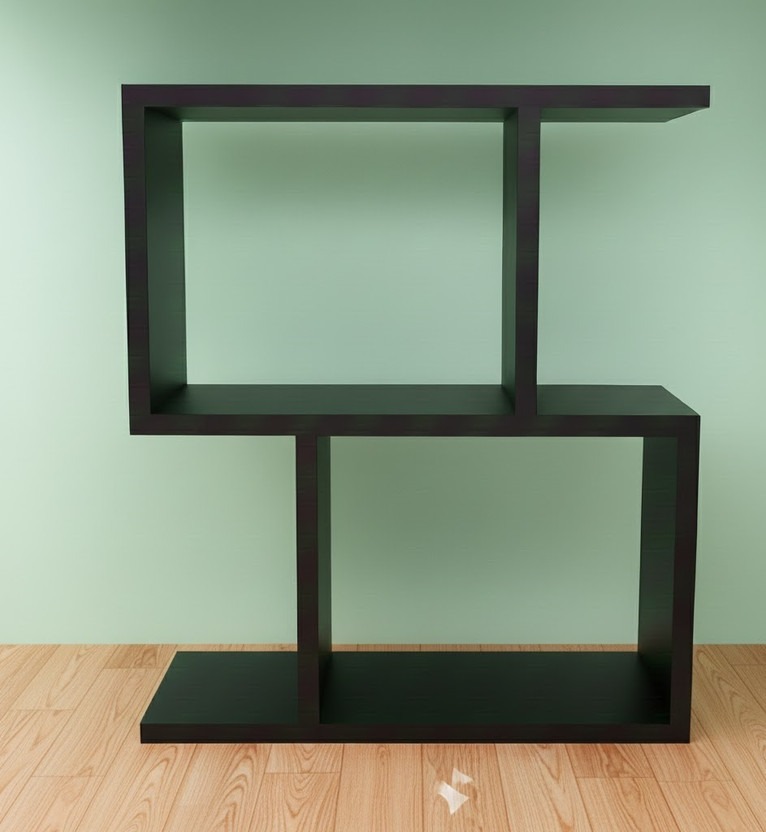 MANNAT ENTERPRISES Solid Wood Side Table(Finish Color - BLACK, DIY(Do-It-Yourself))