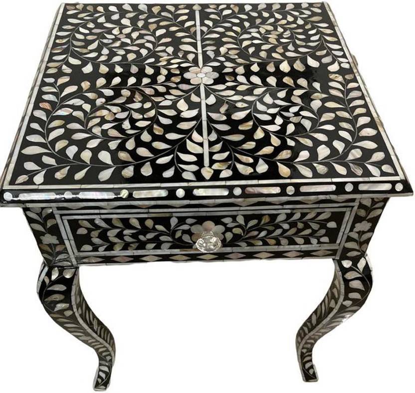Indian Craft House Solid Wood Side Table Price in India Buy Indian