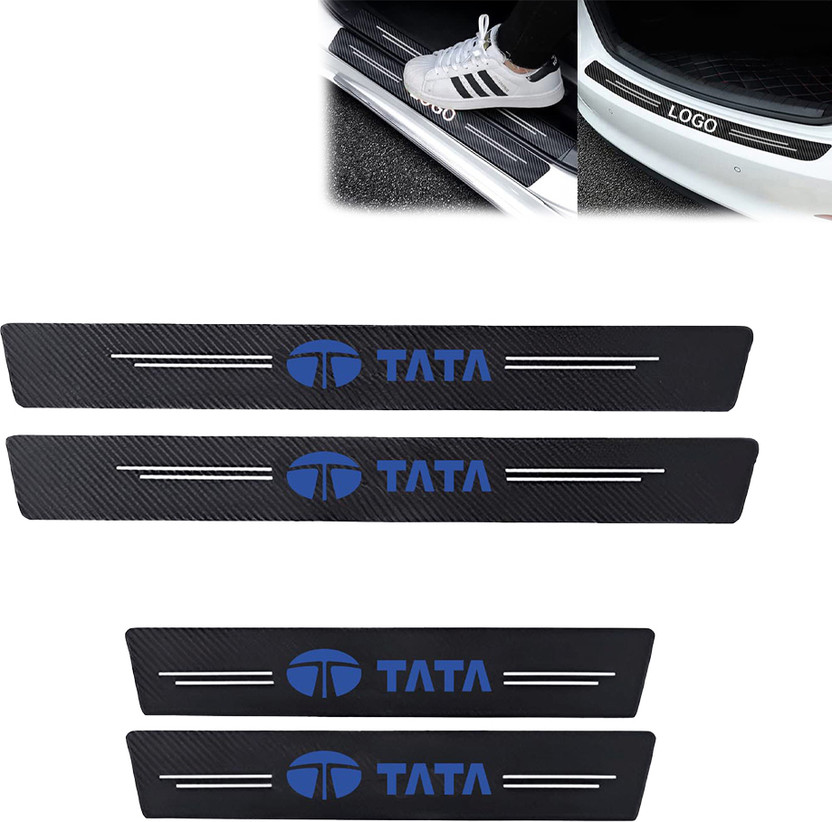 Pivdo Car Accessories Door Sill Entry Guard Scratch Protector For Punch Door Sill Plate