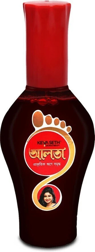 KEYA SETH AROMATHERAPY 100% Natural Red Aalta Enriched with Floral Pigments, No Side- Effects 95ml 100% Natural Aromatic Alta(Red)