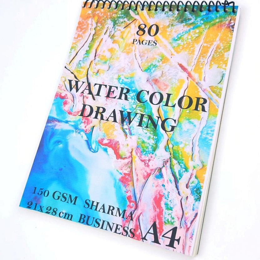SHARMA BUSINESS A4 Sketch book For Drawing, Painting and Sketching Size Small 28x21 cm Sketch Pad(40 Sheets)