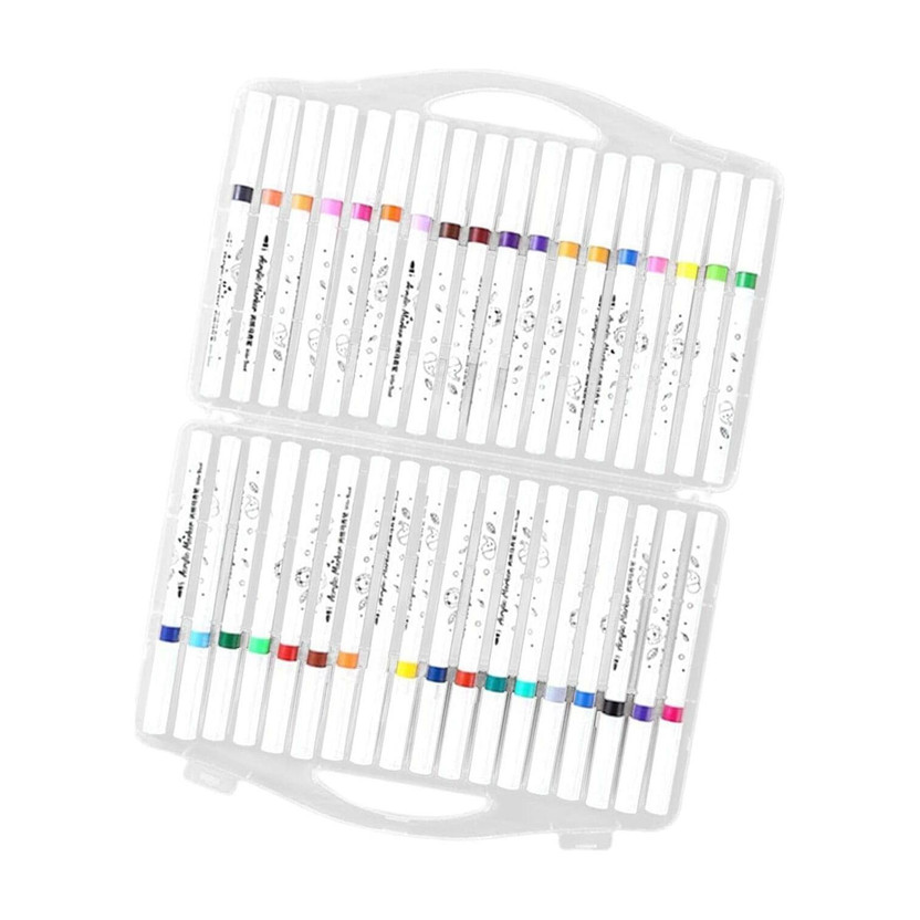 KB CREATION acrylic marker pens smooth surface Nib Nib Sketch Pen(Multicolor)