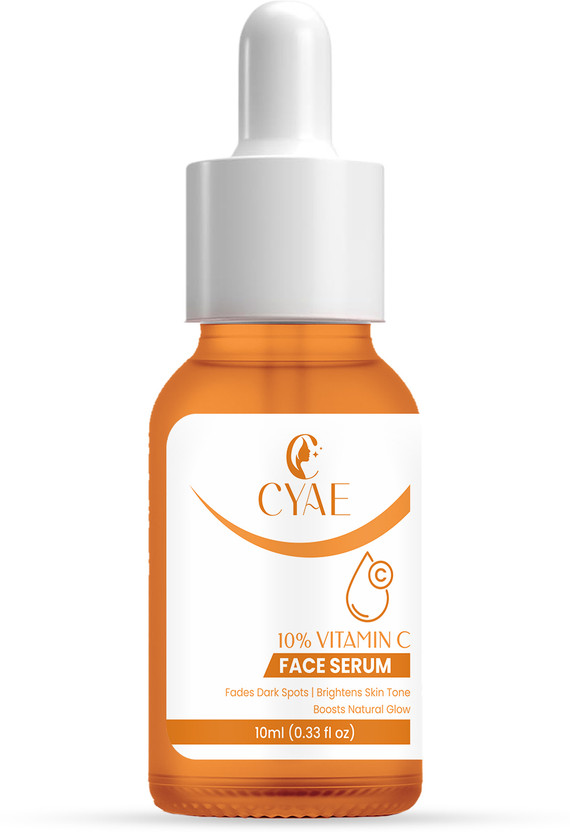 cyae Vitamin C Face Serum for Glowing Skin | Reduces Dark Spots, Brightens Skin Tone & Boosts Radiance | Lightweight & Fast Absorbing(10 ml)
